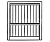 Grandt Line Products 5267 Warehouse Doors --.9 X 1.05’ 2.3 2.7Cm Pkg(2) Scratch Building Supplies