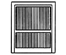 Grandt Line Products 5268 Warehouse Doors.8X1.0’ 2/ Scratch Building Supplies