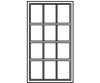 Grandt Line Products 5276 Masonry Windows Pkg(8) -- 6-Over-6 Scale 36 X 68’ 91.4 173Cm Scratch
