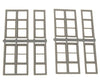 Grandt Line Products 5302 Windows -- Double-Hung 30 X 88’ & 3-Pane 64 Pkg(4) Scratch Building