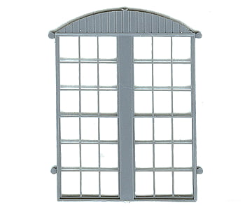 Grandt Line Products 5307 Roundhouse/Warehouse Windows W/Rounded Top Facia -- Scale 113 X 143’