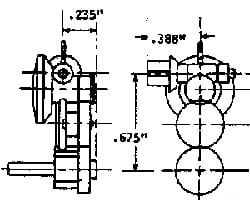 Grandt Line Products 7013 4:1 Right Angle Tower -- With.078’ U-Joint Detailing Parts
