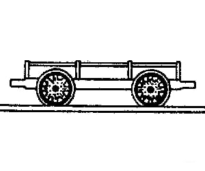 Grandt Line Products 5024 Fairmont Push-Car -- Plastic - Kit Freight Cars