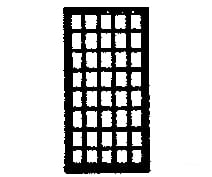 Grandt Line Products 8012 40-Pane Engine House Window -- Scale 64 X 127’ 163 323Cm Pkg(8) Scratch