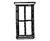 Grandt Line Products 8019 Windows -- 4-Pane Station Scale 30 X 69’ 76.2 175Cm Pkg(12) Scratch
