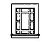 Grandt Line Products 8022 Windows -- Victorian Picture Pkg(8) Scratch Building Supplies