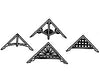 Grandt Line Products 8024 Gable Trim Assortment Scratch Building Supplies