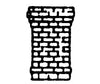 Grandt Line Products 8025 Brick Chimney Scratch Building Supplies