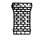 Grandt Line Products 8025 Brick Chimney Scratch Building Supplies