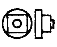 Grandt Line Products 1 Nut-Bolt-Washer -- 1-1/4’ Detaling Parts