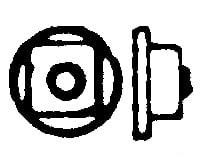 Grandt Line Products 101 Nut-Bolt-Washer -- 1-1/16’ Nut 5/8’ Bolt 1-3/4’ Steel Washers
