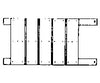 Grandt Line Products 107 Box Car End Roof Walks -- Rio Grande Detaling Parts