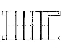 Grandt Line Products 107 Box Car End Roof Walks -- Rio Grande Detaling Parts