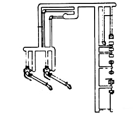 Grandt Line Products 112 Pipe Fitting & Air Hoses Sets Pkg(2) Detaling Parts