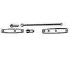 Grandt Line Products 114 Clevis Chain & Brake Lever Set Detaling Parts