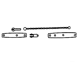 Grandt Line Products 114 Clevis Chain & Brake Lever Set Detaling Parts