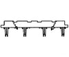 Grandt Line Products 119 Needlebeam & Queenpost Sub-Assembly -- Rio Grande Hi-Side Gondola Detaling