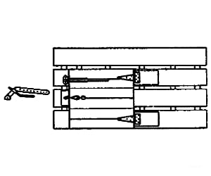 Grandt Line Products 14 Ice Hatch Platform Set -- Rio Grande Detaling Parts