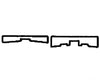 Grandt Line Products 144 Roofwalk Supports Pkg(21) -- For Narrow Gauge Cars W/Murphy Roofs Detaling