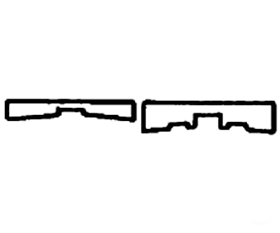 Grandt Line Products 144 Roofwalk Supports Pkg(21) -- For Narrow Gauge Cars W/Murphy Roofs Detaling