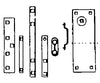 Grandt Line Products 2 Box End Detail Set -- Rio Grande Detaling Parts