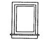 Grandt Line Products 21 Caboose Side Windows -- Rio Grande Detaling Parts