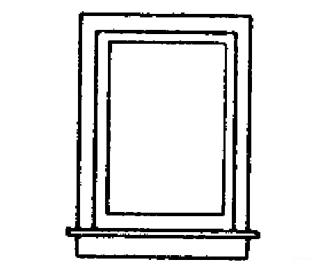 Grandt Line Products 21 Caboose Side Windows -- Rio Grande Detaling Parts
