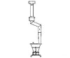 Grandt Line Products 3009 Caboose Stove W/Stack -- Rio Grande Detaling Parts