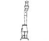 Grandt Line Products 3010 Passenger Car Stove/Stack -- Rio Grande Detaling Parts