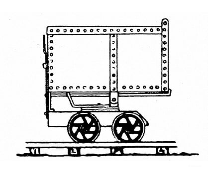 Grandt Line Products 3024 18 Gauge Rotary Mine Car Freight Cars