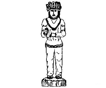 Grandt Line Products 3038 Cast Metal Figure -- Cigar Store Indian Figures