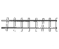 Grandt Line Products 3044 Mine Track -- 18 Gauge & Turnouts