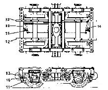 Grandt Line Products 3057 Brake Set -- For Passenger Trucks #300-3054 Thru 300-3056 Each Sold
