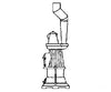 Grandt Line Products 3068 Estate Caboose Stove -- With Coffee Pot Detaling Parts
