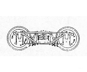 Grandt Line Products 3077 Archbar - Drgw Style -- 56 Wheelbase Couplers & Trucks