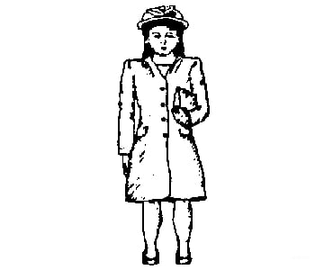 Grandt Line Products 3096 Cast Metal Figure -- 1940S Walking Lady Figures