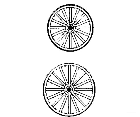 Grandt Line Products 32 Popcorn Wagon Wheels Set Detaling Parts