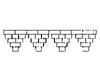 Grandt Line Products 3504 Brick Cornices -- Wells Fargo Scratch Building Supplies