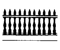 Grandt Line Products 3514 Victorian Picket Fences Scratch Building Supplies