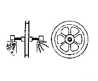 Grandt Line Products 3515 Cable Sheave W/Bearings -- 24’ Diameter Scratch Building Supplies