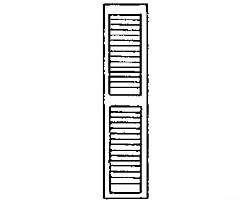 Grandt Line Products 3541 Louvered Window Shutters -- 14 X 64’ Scratch Building Supplies