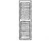 Grandt Line Products 3542 Louvered Window Shutters -- 15 X 87’ Scratch Building Supplies