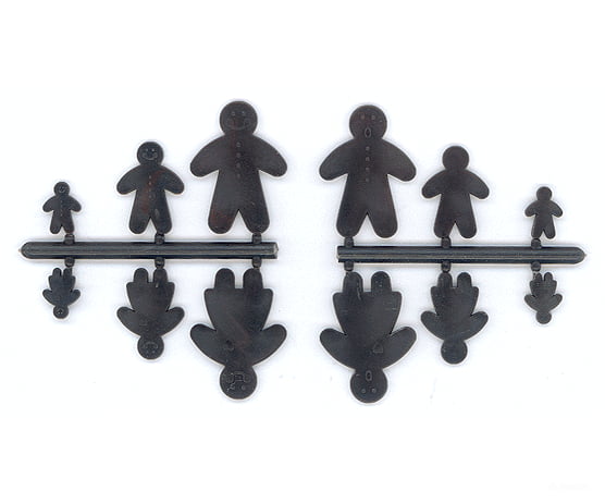 Grandt Line Products 3577 Miniatures (Suitable For 1’ 1/2’ 1/4’) -- Gingerbread Folks