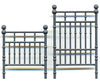 Grandt Line Products 3587 Wrought Iron Bed Headboard & Footboard Scratch Building Supplies