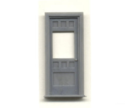 Grandt Line Products 3601 30’ Door -- With Window & Frame Scratch Building Supplies