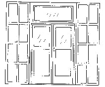 Grandt Line Products 3615 Door & Frame -- Double; 65 X 115’ Scratch Building Supplies