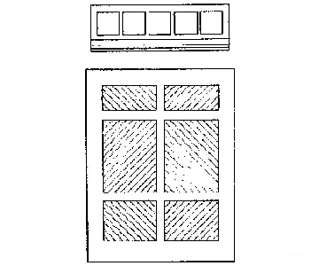 Grandt Line Products 3621 Freight Door - Rio Grande Southern Type 72 X 96’ Scratch Building Supplies