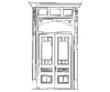 Grandt Line Products 3622 Victorian Entryway Kit Scratch Building Supplies
