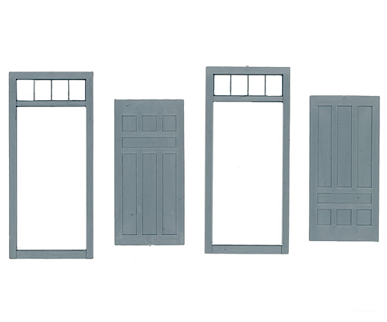 Grandt Line Products 3630 Door & Frame -- Narrow 7-Panel W/Frame Transom 39 X 87’ Pkg(2) Scratch