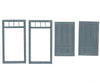 Grandt Line Products 3631 Door & Frame -- Wide; 7 Panel W/Frame Transom 49 X 87’ Pkg(2) Scratch